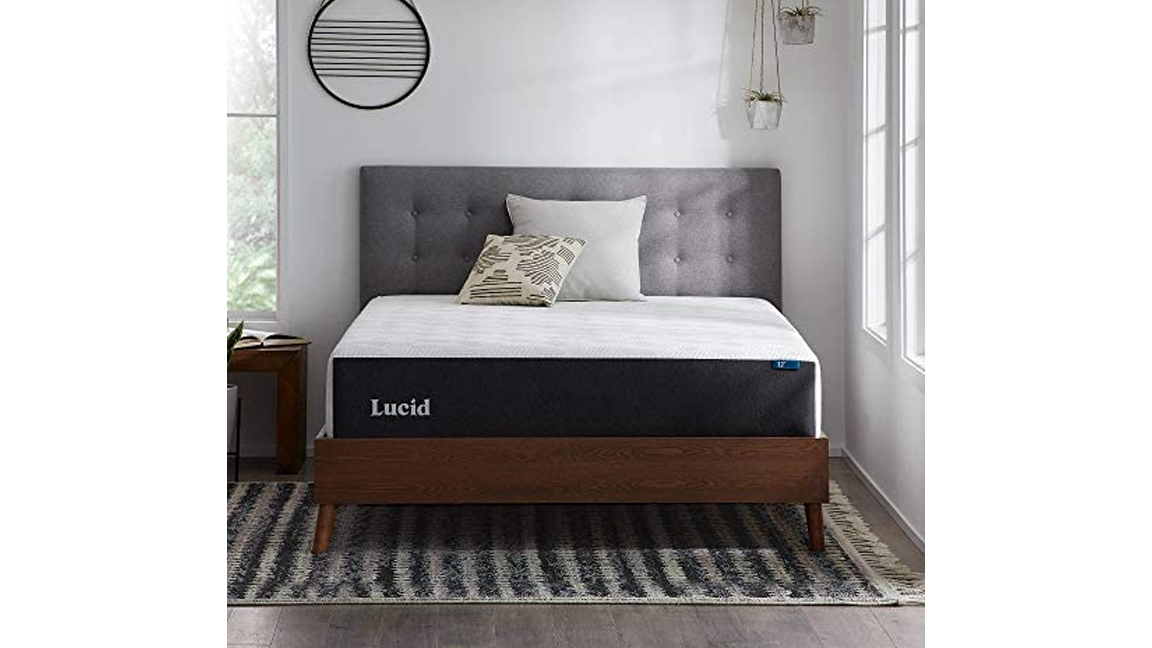 8. Lucid 12-Inch Memory Foam Mattress